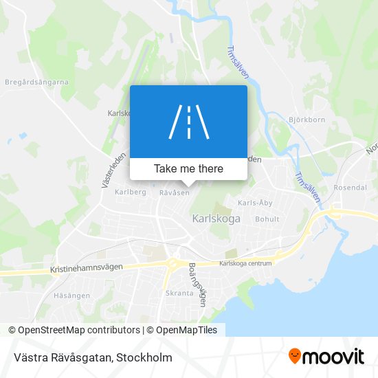 Västra Rävåsgatan map