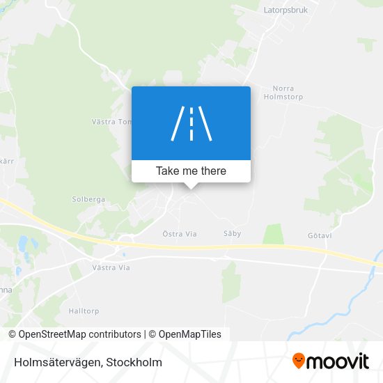 Holmsätervägen map