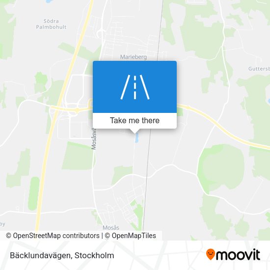 Bäcklundavägen map