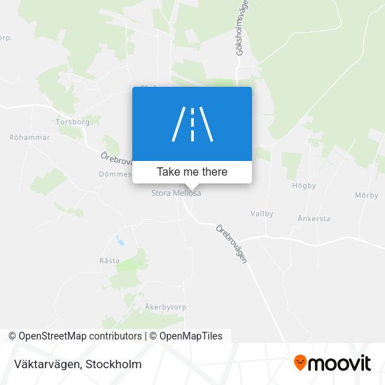 Väktarvägen map