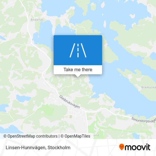 Linsen-Hunnvägen map