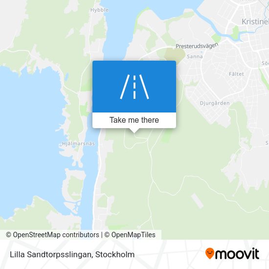 Lilla Sandtorpsslingan map