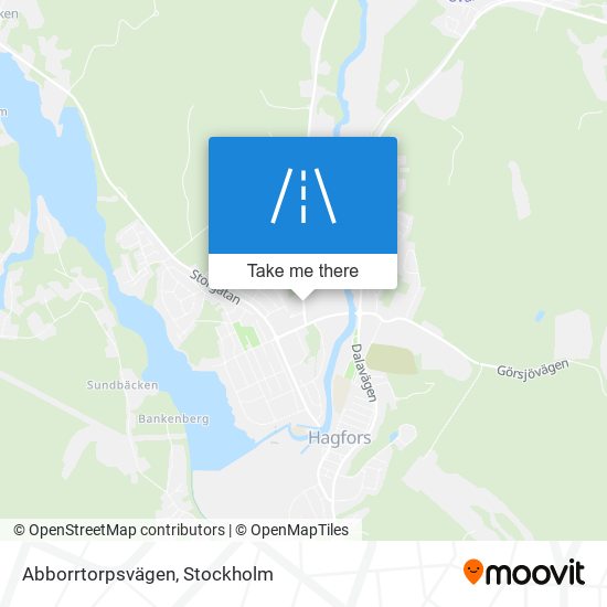 Abborrtorpsvägen map