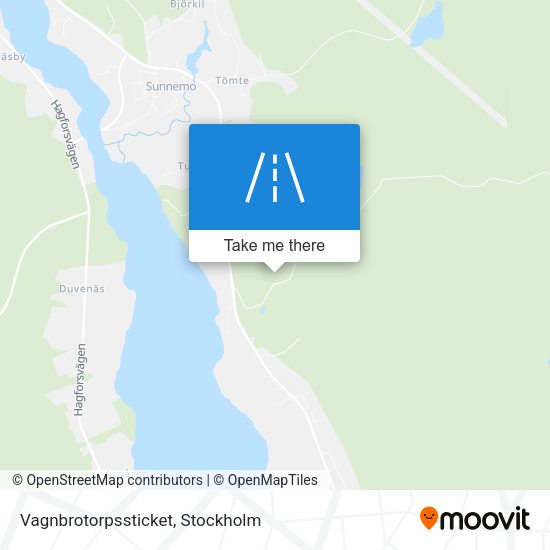 Vagnbrotorpssticket map