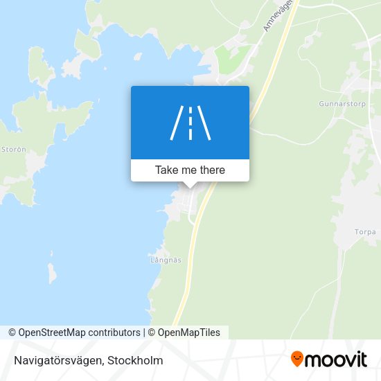 Navigatörsvägen map