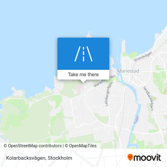 Kolarbacksvägen map