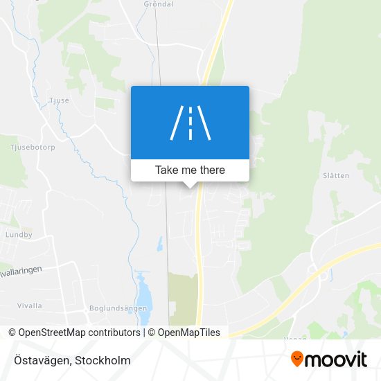 Östavägen map