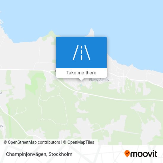 Champinjonvägen map