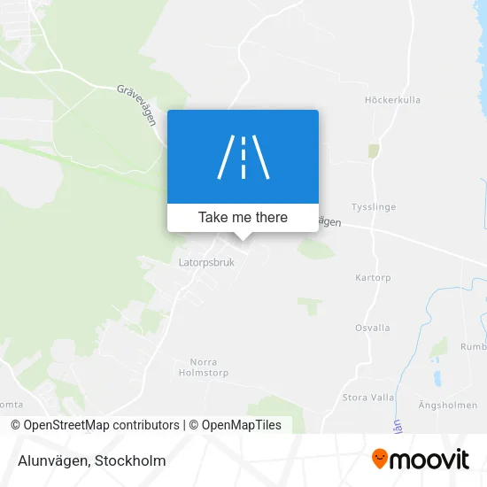 Alunvägen map