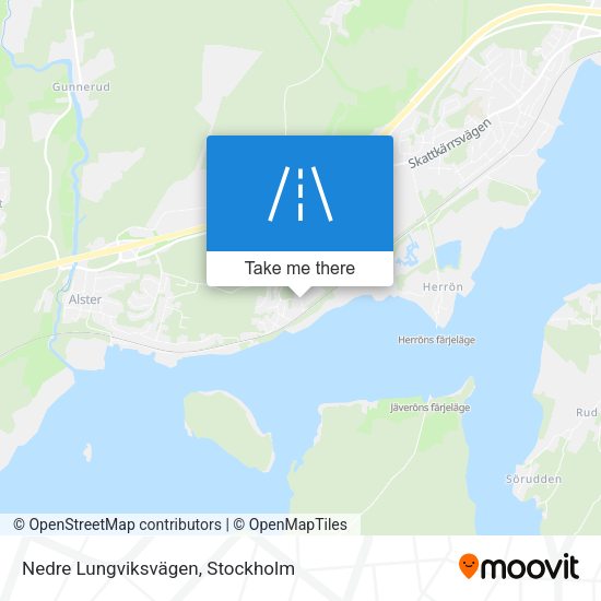 Nedre Lungviksvägen map