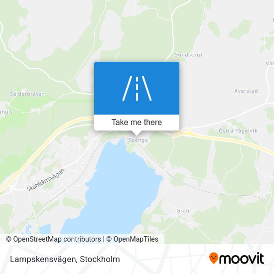 Lampskensvägen map