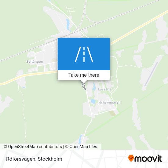 Röforsvägen map