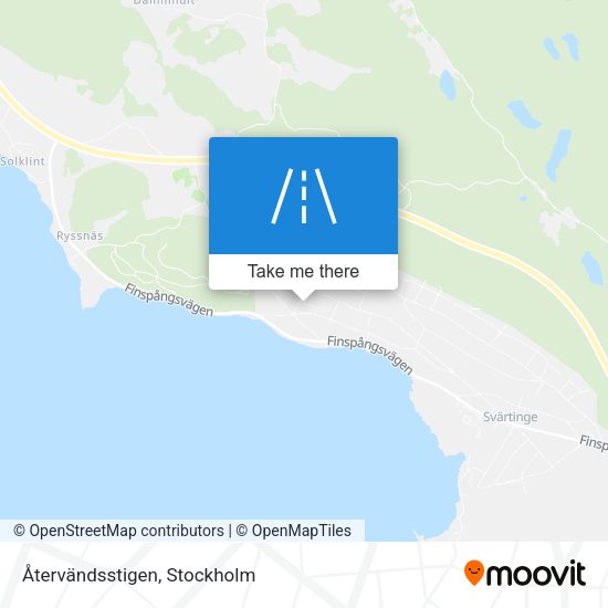 Återvändsstigen map