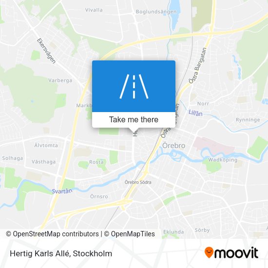 Hertig Karls Allé map