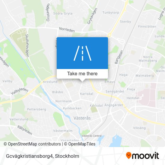 Gcvägkristiansborg4 map