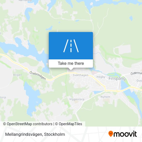 Mellangrindsvägen map