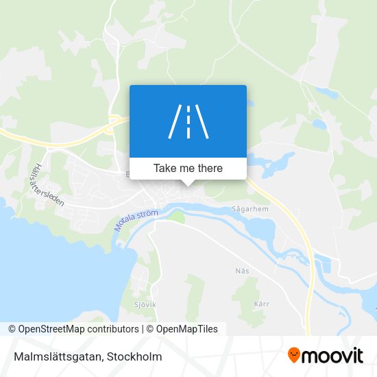 Malmslättsgatan map