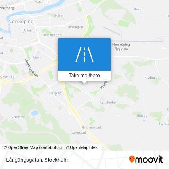 Långängsgatan map