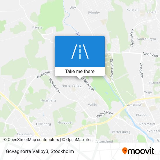 Gcvägnorra Vallby3 map