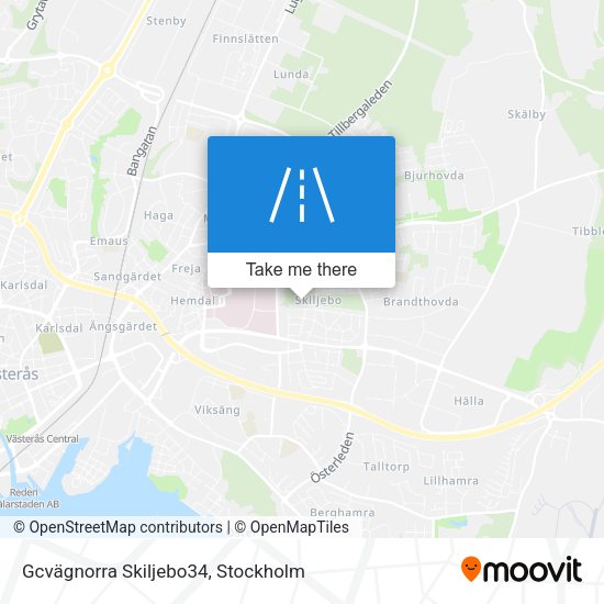 Gcvägnorra Skiljebo34 map