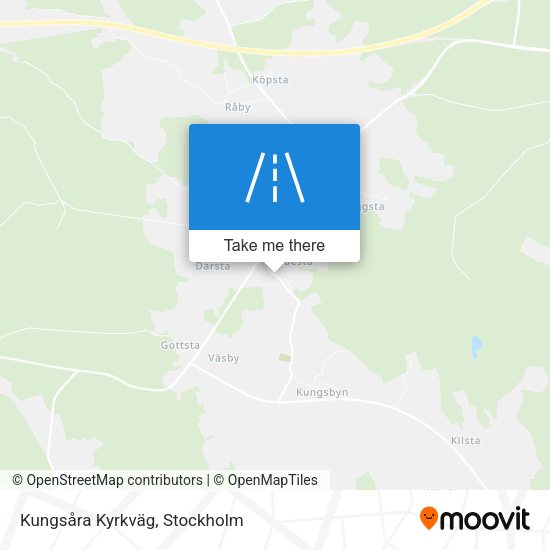 Kungsåra Kyrkväg map