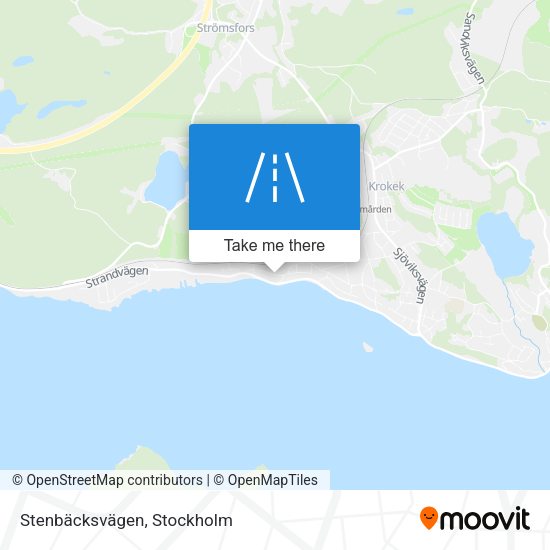 Stenbäcksvägen map