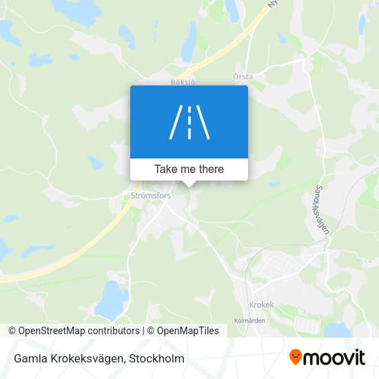 Gamla Krokeksvägen map
