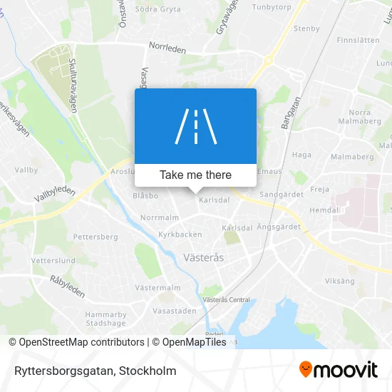 Ryttersborgsgatan map