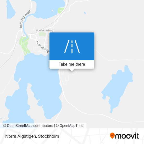 Norra Älgstigen map