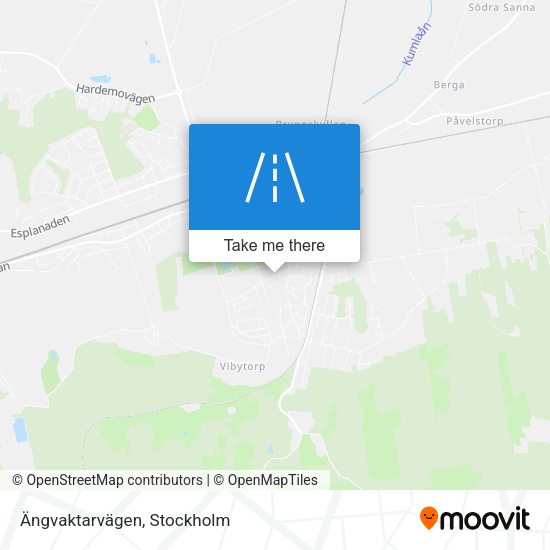 Ängvaktarvägen map