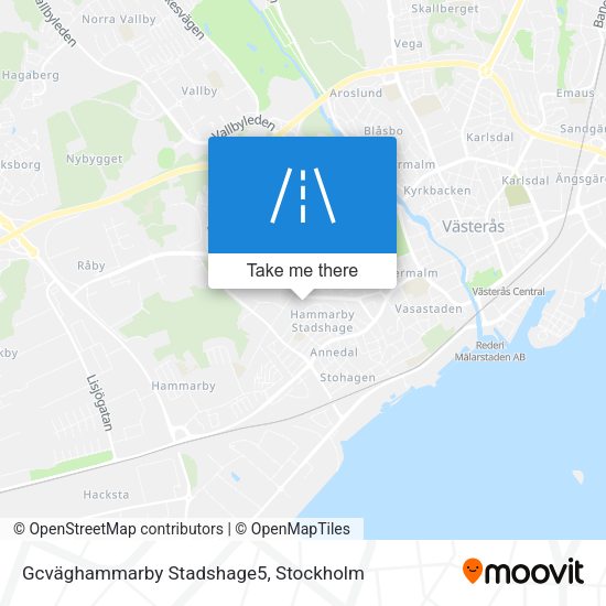 Gcväghammarby Stadshage5 map