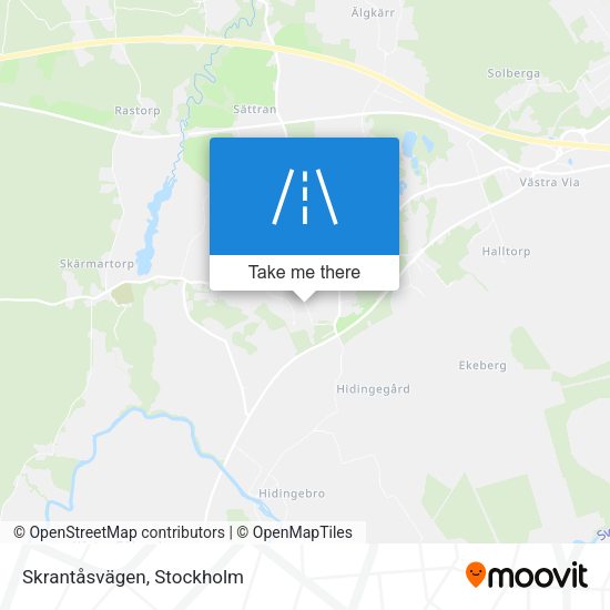 Skrantåsvägen map