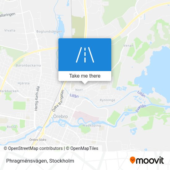 Phragménsvägen map