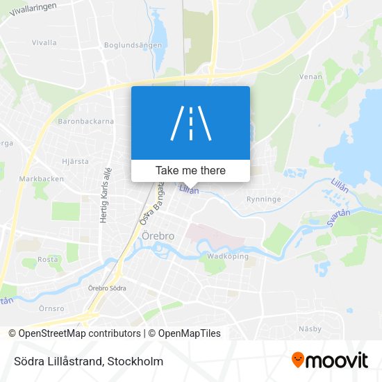 Södra Lillåstrand map