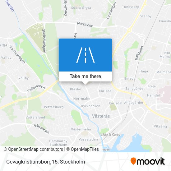 Gcvägkristiansborg15 map