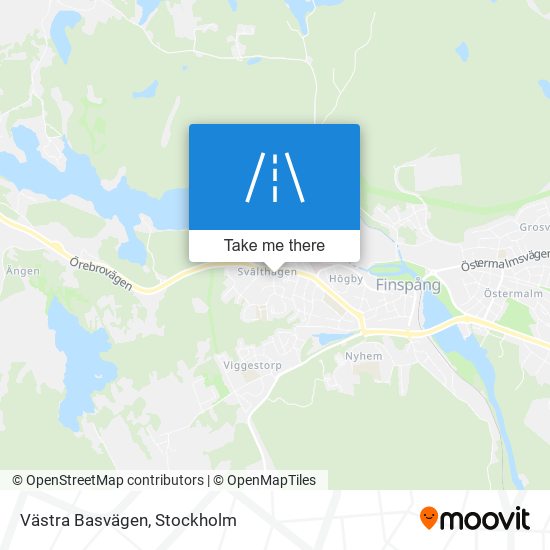 Västra Basvägen map