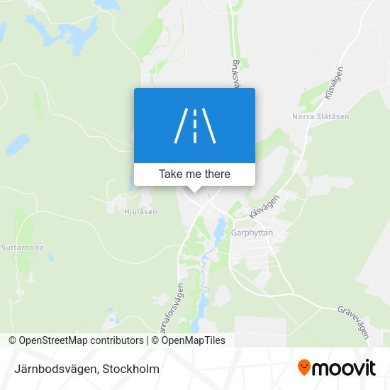 Järnbodsvägen map