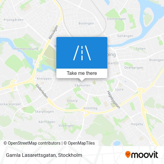 Gamla Lasarettsgatan map