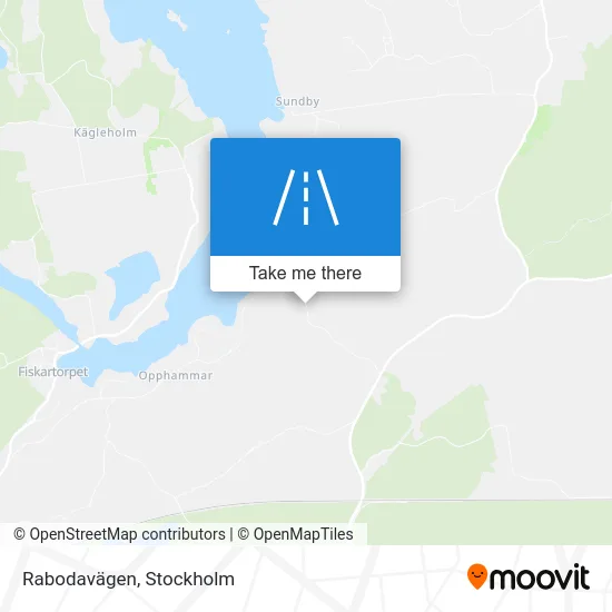 Rabodavägen map