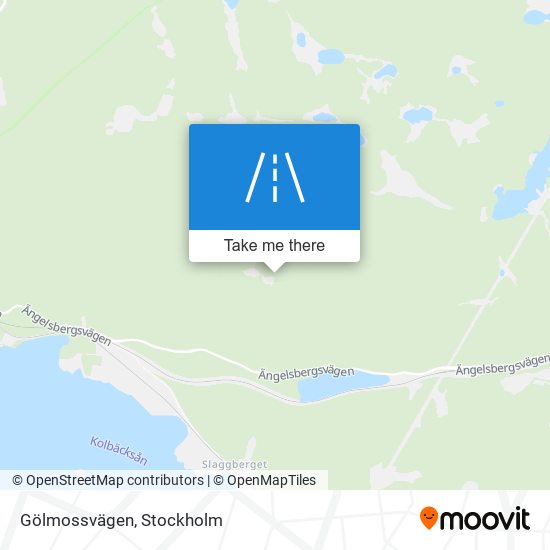 Gölmossvägen map