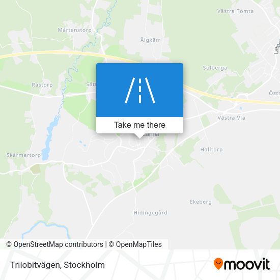 Trilobitvägen map