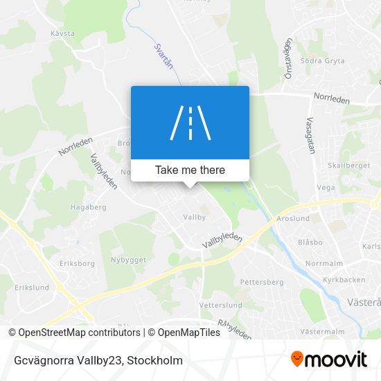 Gcvägnorra Vallby23 map