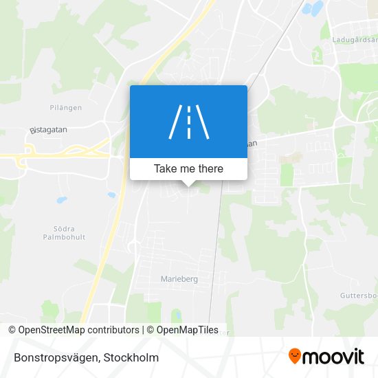 Bonstropsvägen map