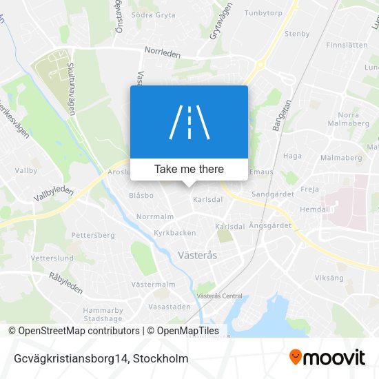 Gcvägkristiansborg14 map