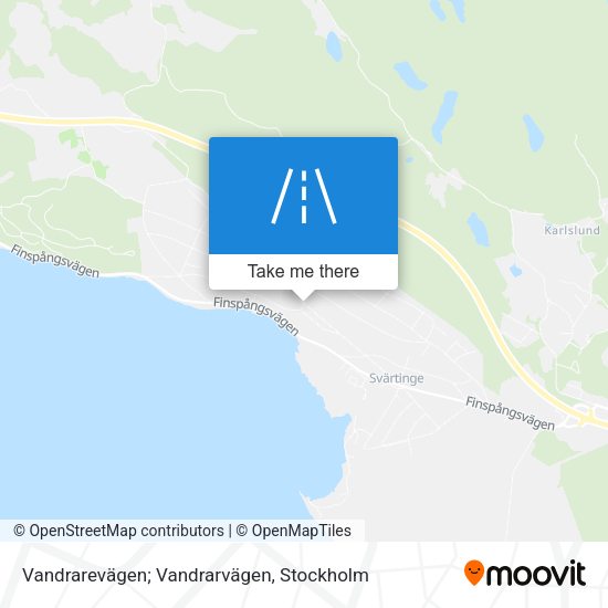 Vandrarevägen; Vandrarvägen map