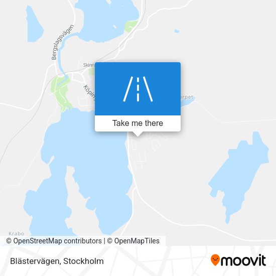 Blästervägen map