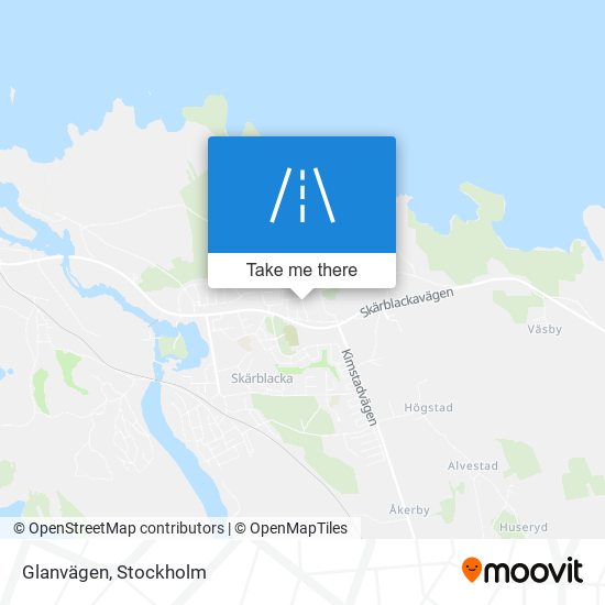 Glanvägen map