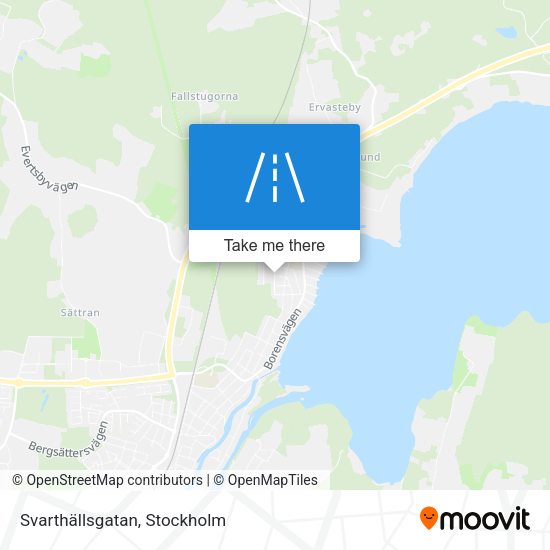 Svarthällsgatan map