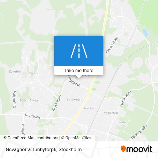 Gcvägnorra Tunbytorp6 map
