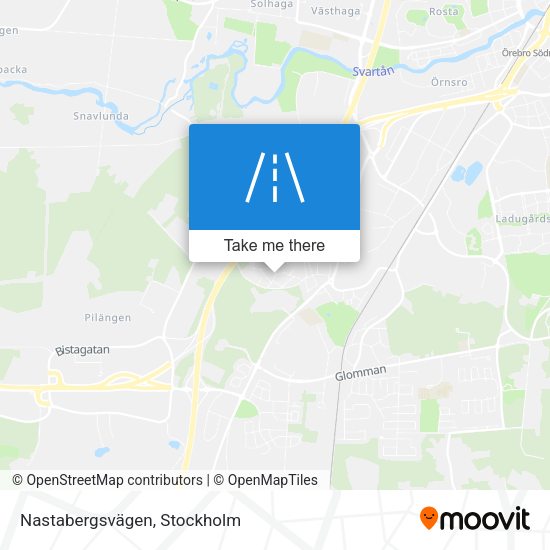 Nastabergsvägen map